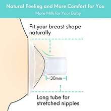 Compatible Breast Pumps Accessories for Chest Protectors, Ideal for Breastfeeding - Blanco - Ver 6