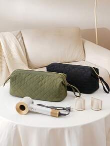 1pc 3D Bow-Knot Shaped Hair Dryer Storage Bag, Multi-Function Curling Iron Organizer Bag, Hair Dryer Accessories Portable Travel Pouch, Lipstick Makeup Brush Skincare Organizer Bag, Cosmetic Storage Bag - Multicolor - View 15