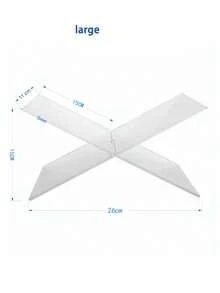 1 kệ sách acrylic (Vui lòng tháo lớp màng bảo vệ trước khi sử dụng), giá đựng công thức nấu ăn nhà bếp, kệ sách hình chữ X trong suốt, giá trưng bày để bàn, khay đựng tạp chí và sách, đồ trang trí bàn làm việc sáng tạo, giá trưng bày sách giáo khoa và album hình chữ X. - Nhiều màu - Xem 12