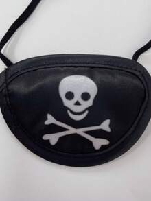 1个黑色眼罩，成人尺寸，可水洗，适用于弱视，佩戴舒适，弹性绑带，纯色设计 - 彩色 - 查看 8