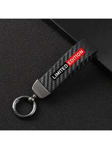 1个碳纤维纹理汽车钥匙扣，适用于宝马1系、3系、5系、7系、2系、4系、6系、X系、X1、X3、X5、X6、X4，时尚汽车钥匙扣 - A - 查看 4