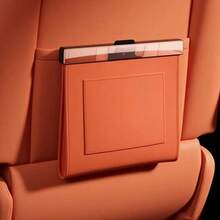 Car Seat Back Magnetic Waterproof Leather Trash Bag Organizer - Car Seat Back Magnetic Waterproof Leather Storage Bag - View 8