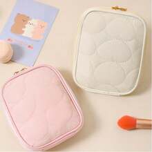 简约小巧唇膏袋，便携旅行化妆品收纳包 - 彩色 - 查看 1