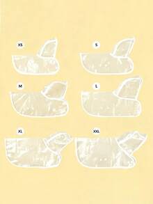 透明防水狗狗雨衣，防风防水，适合小型、中型和大型犬，宠物雨衣，适合小型和中型犬，泰迪熊和比熊犬，雨天散步时穿着（建议购买大一号；请在购买前测量宠物的体型，以确保穿着舒适） - 無色 - 查看 8