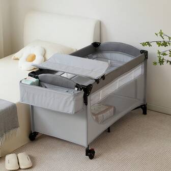 折りたたみ ベビーサークル おむつ替えテーブル付 収納 プレイヤード キャスター付き 多機能 軽量 出産祝い