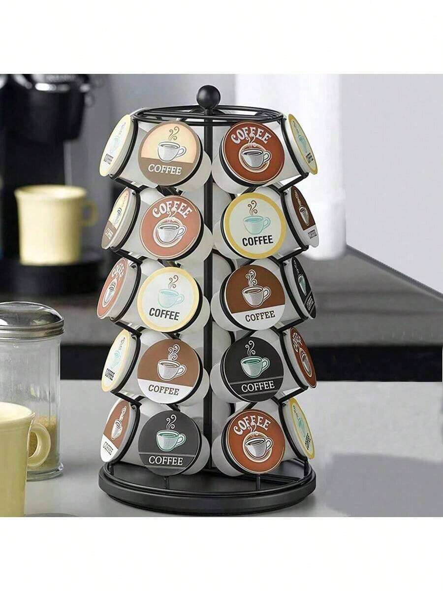 Coffee Capsule Storage Racks - ブラック - チェックする 1