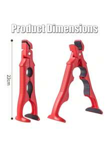 三合一耐热夹钳，防滑夹子，厨房碗碟架，蒸笼食物夹 - 彩色 - 查看 7