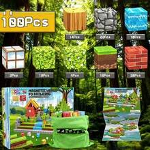 1pcs/Magnetic Building Blocks - Build My Magnetic World Magnetic Craft Toys For Boys And Girls Ages 3-4, 4-5, And 6-8 STEM Montessori Sensory Toys Gift For Toddlers Ages 3 And Up Magic Cube Puzzle Toys - Multicolor - View 10