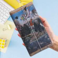 Travelers Notebook Inserts With PVC Sleeve,Blood Sugar Log, Weekly Blood Sugar Diary,30 Sheets,8.5\ X 4.7\,Pocket Notebook For Journals,Dis,Planners,Mythical Bird - MythicalBirdPVC-血糖 - 查看 6