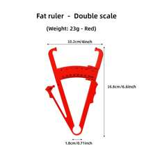 2026 New 3-Piece Skin Fold Caliper & Waist Tape Measure Body Fat Percentage Reference Chart, Men & Women Body Fat Measurement Kit, Convenient For Fitness Monitoring After Workout - Multicolor - View 34