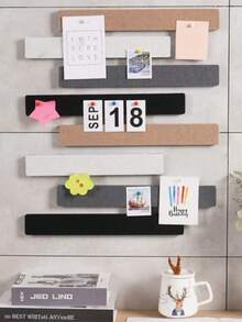 Self-Adhesive Bulletin Board Strips With Push Pins, Suitable For Wall, Felt, Cork Board, Can Stick Notes, Back To School Supplies, Winter Supplies, Thanksgiving, Christmas, Saudi National Day, Birthday, Holiday, New Year, Valentine's Day, Gifts For Boyfriend/Girlfriend, Adults