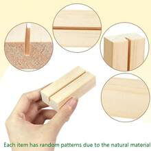 Bộ 5/10/20 chiếc giá đỡ số bàn bằng gỗ cho tiệc cưới, tiệc sinh nhật, trang trí nhà cửa. - Nhiều màu - Xem 10