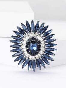 Luxury Crystal Glass Flower Brooches - Rhinestone Pins For Women Casual Party Jewelry Accessories / Friends Gifts Badges Decoration - Crystal Glass Flower - View 8