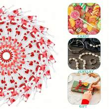 20 pièces/set Sacs à cordon rouge en forme de cœur, sacs à mailles pour cadeaux de surprise de la Saint-Valentin, sacs à bonbons pour le Nouvel An, sacs à bonbons pour mariage, sacs de rangement pour bijoux, sacs à cordon pour cadeaux de bonbons. Convient pour les cadeaux de la Saint-Valentin, les mariages, les surprises romantiques - Multicolore - Voir 9