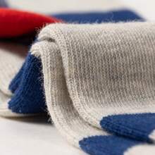 1pc Toddler & Kids Cartoon Striped Suspender Tights, Suitable For Spring/Autumn Outerwear - Multicolor - View 2