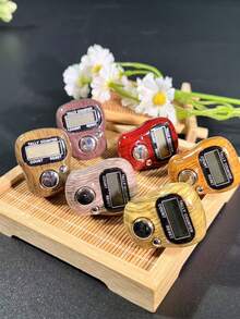 Wood Grain Series Universal Counter, One Point, Middle East, Dubai, Muslim, Bestseller. - Multicolor - View 9