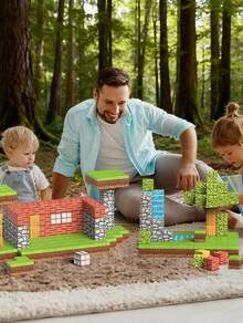 1pcs/Magnetic Building Blocks - Build My Magnetic World Magnetic Craft Toys For Boys And Girls Ages 3-4, 4-5, And 6-8 STEM Montessori Sensory Toys Gift For Toddlers Ages 3 And Up Magic Cube Puzzle Toys - Multicolor - View 7