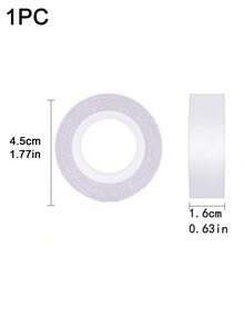 1/3 Roll Invisible Double-Sided Tape, 5m Anti-Flashing Breast Petals, Waterproof Anti-Slip Fixation Tape, Fashion Double-Sided Tape - Strong Body Adhesive, Suitable For Clothing, Body, Scarf, Beauty, Applicable To All Fabrics And Skin Types, Transparent Dress Bust Protector Sticker, Gift For Family, Friends And Colleagues, Essential For Ladies Dresses, Open Shoulder Tops, Low-Cut Necklines, Summer Cooling, Beach, Travel, Anti-Flashing - Multicolor - View 12
