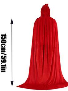 رداء شتوي دافئ، مناسب لكل من الرجال والنساء، رداء مخملي للحفلات والأداء مزود بقبعة، مناسب لمختلف المناسبات والأعياد، أزياء هالوين والأدوار المسرحية، أزياء الشياطين والخفافيش، إكسسوارات العطلات، هدية مثالية لهواة الأدوار المسرحية