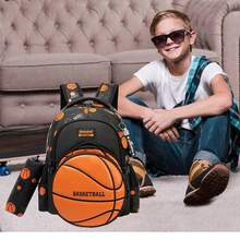 3pcs/Set Spherical Backpack, Cute Girl's School Bag With Lunch Box, Travel Backpack, Suitable For Preschool, Kindergarten, Elementary School Students, Can Hold School Supplies - Ball-shaped Schoolbag - View 8
