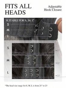 无胶假发，真人发，预先拔毛，预先剪裁，升级版耳到耳6x5蕾丝前假发，真人发，无胶佩戴，抽绳直发前假发，带胶带，220%密度，18英寸 - Natural Black - 查看 8