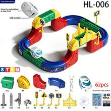 3D Modular Electric Train Set Toy For Children 3+ Years Old, Flexible Track Building, 360° Rotation, Gravity-Defying, STEM Learning Gift - Multicolor - View 15