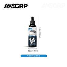 纳米防护喷雾 - 防水、防污、防泼水 | 适用于运动鞋、皮鞋、靴子、帆布鞋和徒步鞋 - 白色 - 查看 9