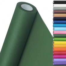 SMART&CASUAL 15\ X 450\ (37.5') Kraft Paper Roll For Art Craft Supplies Gift Wrapping Moving PacFKing  Painting Drawing Paint Easel Poster Chart Paper (Dark Green, 15\ W X 450\ L (37.5')) - 深綠色 - 查看 1