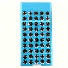 100/50pcs Sewing Garment Metal Black/Silver Snap Buttons, Letter Metal Press Buttons 8mm, Suitable For DIY Sewing, Clothing And Wallets, Black/Silver Available - Multicolor - View 7