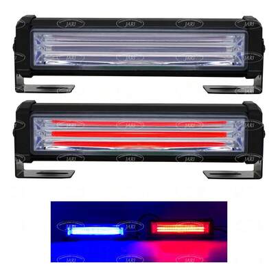 TendenciaBarra Cob La-ec220br Tunix Led Azul/Rojo Estroboscópico 12v Calidad Premium