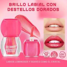 TendenciaBrillo Labial Gloss Glitter Shiny Hidratante MaquillajeCalidad premium - 06 Chispas de fiesta - Ver 10