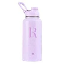 CYPNLuckyLy Termo de Acero Inoxidable con Iniciales 1 Litro Doble Aislamiento Térmico y Tapa Hermética Antigoteo Botella de Agua Motivacional ideal como Regalos para Mujer y Mamá Modelo Terry Letra RFashion - 223505116 - Ver 2