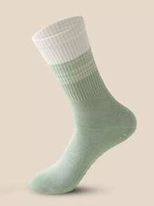 1 Pair Women's Professional Non-Slip Yoga Socks With Silicone Grip - Multi-Scene For Pilates Running Skipping.