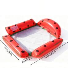 1pc Inflatable Floating Lounge Chair, Adult Summer Pool And Beach Party Floating Mat, Summer Gift, Suitable For Pool Floating, Relaxation And Entertainment, Beach Essential - Multicolor - View 8