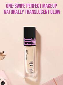 Maybelline 菲力特潤粉底液，水潤柔滑，SPF 25，色號 #112，粉嫩自然色，5/30毫升可選，24小時長效保濕，10秒快速上妝，三效合一，打造無妝感，長效滋養，三步輕鬆上皙，適合粉調2號白妝乾性肌膚，打造無妝底霜 - 水潤版112 - 查看 10