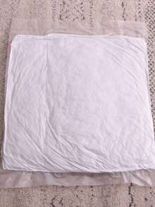 1pc/2pcs White Pillow Insert, Cushion Insert, Non-Woven Fabric European Style Cushion Core, Square Sofa Back Cushion Core, Suitable For Living Room Sofa, Bedroom Headboard Decor, Car Seat And Christmas Decoration - White - View 7