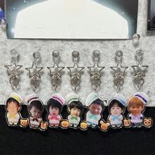 En/Hypen 钥匙扣，HEESEUNG、SUNGHOON、JAKE、SUNOO 可爱童年包包挂件/钥匙扣，粉丝周边，K-Pop 粉丝生日/节日礼物 - 彩色 - 查看 1
