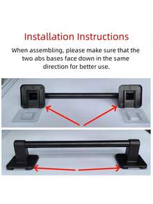 No Drill Towel Rack, Toilet Wall Mounted Storage Shelf, Bathroom Single Bar Towel Organizer - Silver - View 4