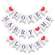 2 Packs, Newlywed Proposal Vintage Banner – Perfect For Proposals, Bridal Parties, And Home Decor – Adds Festive Elegance To Photo Booths And Party Decorations