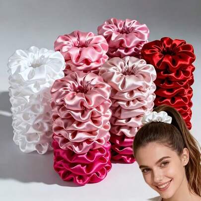 Diadema elegante rosa | Diseño versátil apto para coletas altas o bajas, moños y todos los estilos de cabello - Perfecto para el hogar, la oficina, las citas de San Valentín y los deportes