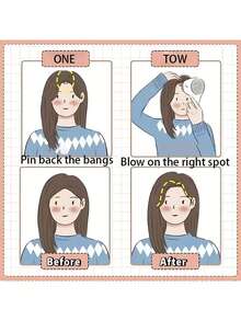 High Crown Root Styling Puff Clip, Seamless Positioning Clip, Styling Bangs Duck Mouth Clip, Hair Clip, Hair Clip, No-Heat Hair Root Lifter, Top Styling Comb, Natural Seamless Puff Clip, High Crown Hollow Anti-Slip Bangs Clip, Neutral Fine Soft/Casual Hair Comb, Hairpin, Accessories, Claw Clips - Multicolor - View 5