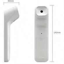 Termómetro electrónico, infrarrojo: medición de 1 segundo, adecuado para uso doméstico, fácil de almacenar y cómodo de usar. - Blanco - Ver 3