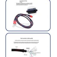 AMAZING VISION 1 cable de 15 metros para televisión de alta definición, cable de conversión en negro y rojo - 15 metros - Ver 5