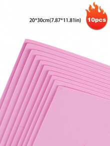 10pcs 2mm Thick, 20x30cm Colorful Sponge Paper Foam Paper With Glitter Plastic Paper, Assorted Colors, Suitable For Art And Craft School Projects, Scrapbooking, DIY Role Play, EVA Foam Paper Set For Handmade And DIY Arts - Multicolor - View 30