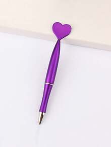 3pcs/Set Creative Heart-Shaped Ballpoint Pen Set, Love Theme Pens, Office Supplies, Perfect Valentine's Day Gift For Boyfriend/Girlfriend, Office Supplies, Study Supplies, Wedding Supplies, Valentine's Day Gift, Romantic Gift, Valentine's Day - Multicolor - View 12