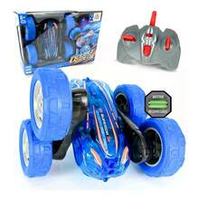 Carrinho Maluco Controle Remoto Recarregavel Rapido Gira 360 Cor Azul - Azul - Visão 3