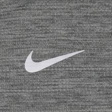 Nike Dri-Fit Pacer Solid Color Print Half-Pack Fit Stand Collar Long Sleeve Raglan Sleeve American Retro T-Shirt For Men