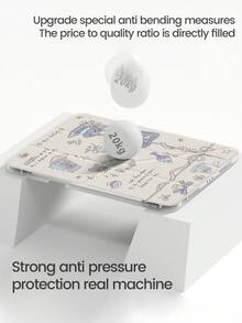 Ốp lưng hai mặt bằng acrylic trong suốt, tinh tế và đáng yêu với họa tiết bánh kem hình chữ cái, ngôi sao, nơ và trái tim, có khả năng chống sốc, tương thích với iPad thế hệ thứ 7, 8 và 10 (10.2 inch). Sản phẩm có khe cắm bút tích hợp và hỗ trợ chức năng bật/tắt màn hình. Đây là món quà lý tưởng cho Ngày Valentine và các ngày lễ. - Nhiều màu - Xem 5