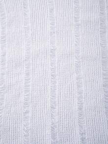 ANDREILEE Spring & Summer Hollow Breathable Knit Loose Fit Casual Sweater For Men - White - View 5