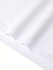 Camiseta cuello redondo y manga corta. Estilo casual con estampados modernos y cómodos. Paras y mujeres, estilo pareja, pareja, camiseta de manga corta con estampado de moda - Blanco 4 - Ver 4